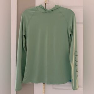 AFTCO Performance Long Sleeve Shirt in light green